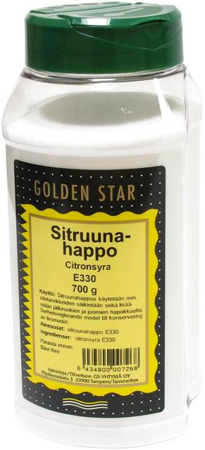 Golden Star Citric Acid E330 700g - Suomibox