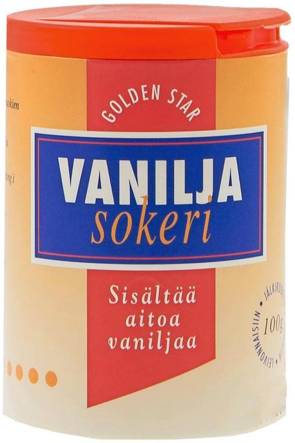 Golden Star Vanilla Sugar 100g - Suomibox