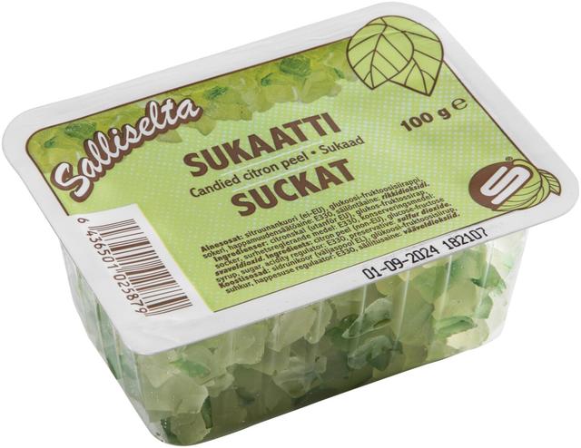 Sallinen Candied Citron Peel 100g - Suomibox