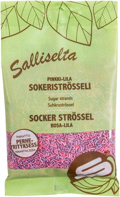 Sallinen Pink-Lilac Sugar Sprinkles 100g - Suomibox