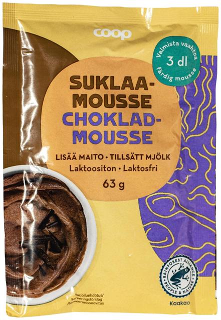 Coop chocolate mousse mix 63 g - Suomibox