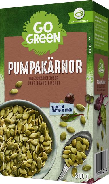 GoGreen Pumpkin Seeds 300 g - Suomibox