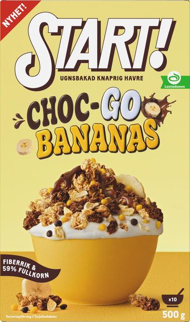 START! Choc-Go Bananas Granola 500 g - Suomibox