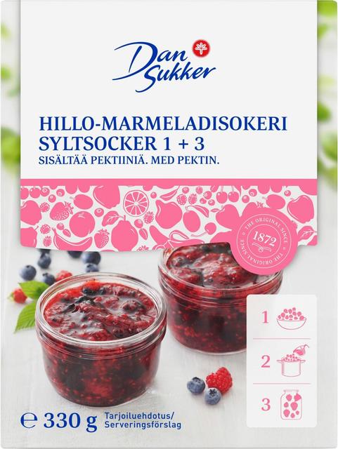Dansukker Jam-Marmalade Sugar 1+3 330g - Suomibox
