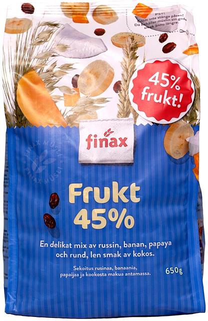 Finax Fruit 45% muesli 650 g - Suomibox