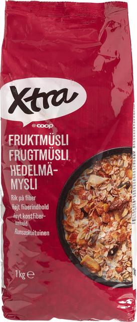Xtra Fruit Muesli 1 kg - Suomibox