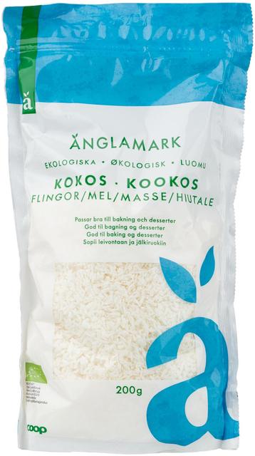 Änglamark Organic Coconut Flakes 200g - Suomibox