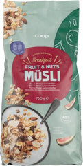 Coop muesli fruit & nut 750 g - Suomibox