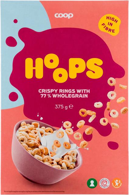 Coop Hoops whole grain rings 375 g - Suomibox