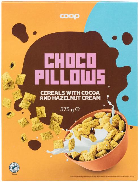 Coop Cocoa Pillows oat-wheat cereal 375 g - Suomibox