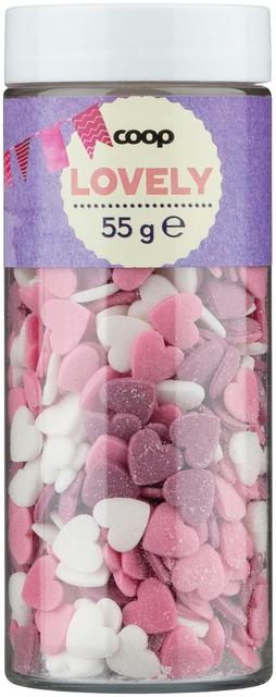 Coop Heart-Shaped Sprinkles 55g - Suomibox