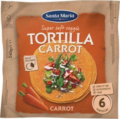 Santa Maria 240G Tex Mex Tortilla Carrot Medium - Soposopo