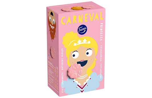 Fazer Carneval Prinsessa Biscuits 1 Box of 175g - Soposopo
