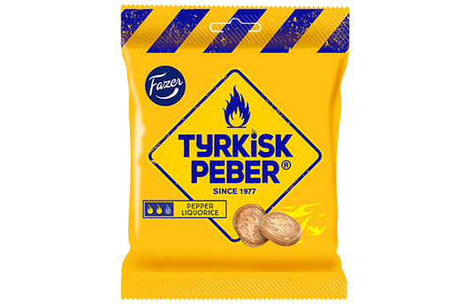 Fazer Tyrkisk Peber Salty Licorice Candy 120g - Soposopo