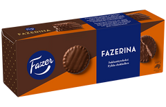 Fazer Fazerina chocolate Biscuits 1 Box of 142g - Soposopo
