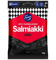 Fazer Salmiakki Mix Liquorice 1 Pack of 180g - Soposopo