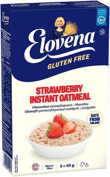 Elovena 200g gluten free strawberry porridge - Soposopo