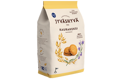 Fazer Jyvashyva Kaurakeksi 100% oat Biscuits 1 Pack of 350g - Soposopo