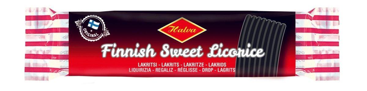 Halva Lakumatto Sweet Licorice Bar 60g Genuine Authentic Treat - Soposopo