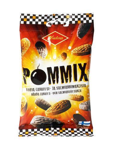 Halva Pommix Salmiakki Licorice 100g Sweet and Savory Treat - Soposopo