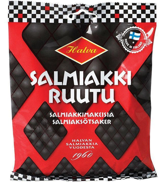 Halva Salmiakki Licorice Original Finnish 170g - Soposopo