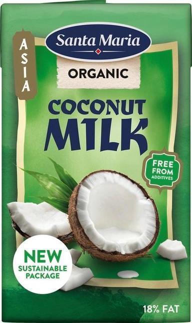 Santa Maria Coconut Milk Organic Coconut Milk Organic 250 ml - Soposopo
