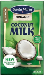 Santa Maria Coconut Milk Organic Coconut Milk Organic 250 ml - Soposopo