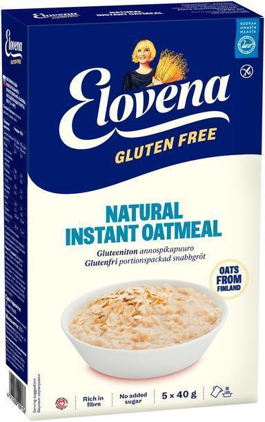 Elovena 200g gluten-free unflavoured instant oatmeal - Soposopo