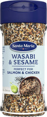 Santa Maria Japanese Wasabi & Sesame spice mix. 44g jar - Soposopo