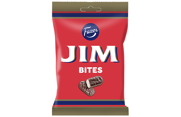Fazer Jim Bites Chocolate 1 Pack of 94g - Soposopo