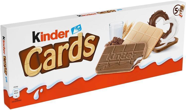 Kinder Cards Waffle with milk and cocoa filling 2 x 5 - Soposopo
