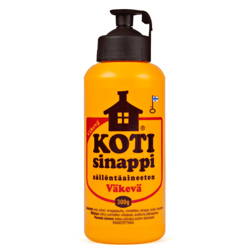 Kotisinappi Strong Mustard 300g Classic Flavor Since 1980 - Soposopo