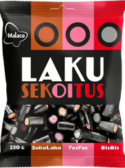 Malaco Lacquer Mixture Liquorice 250g Packed with Finland's Best Treats - Soposopo