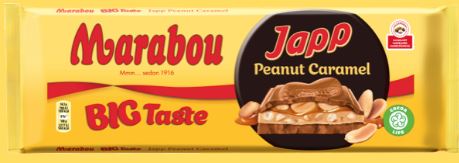 Marabou Peanut and Caramel Chocolate Bar 276g - Soposopo
