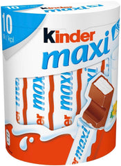 Kinder Maxi milk chocolate with milk filling 210g (10pcs) - Soposopo