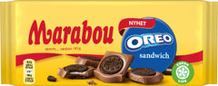 Marabou Oreo Sandwich 92g chocolate bar - Soposopo