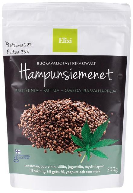 Elixi Hemp Seeds 300 g - Suomibox
