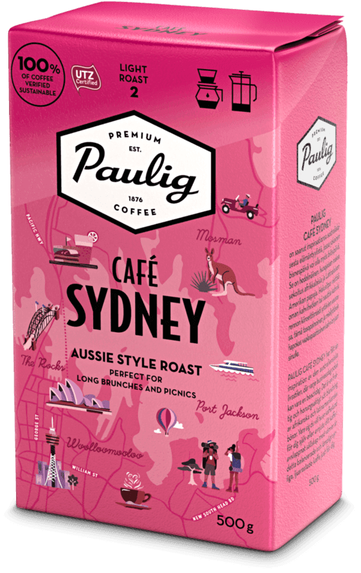 Paulig Café Sydney coffee filter grind 500g - Soposopo