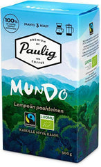 Paulig Mundo Organic coffee filter coffee 500g - Soposopo