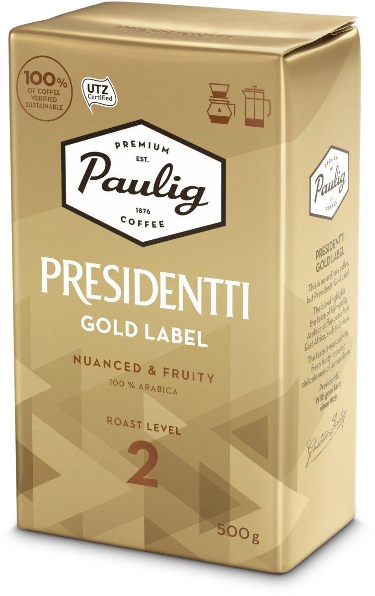 Paulig Presidentti Gold Label coffee filter ground 500g - Soposopo