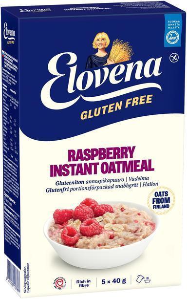 Elovena 200g gluten free raspberry anno porridge - Soposopo