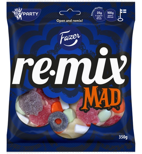Fazer Remix Mad Gummy 1 Pack of 350g - Soposopo