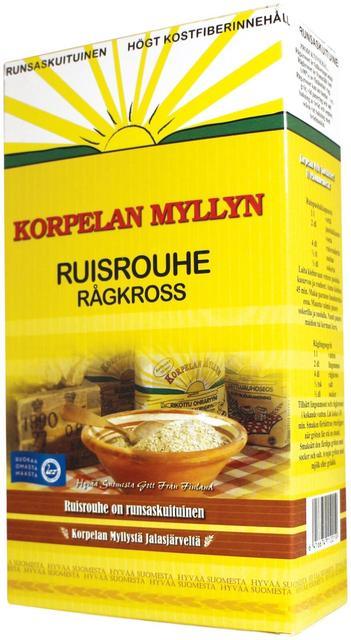 Rye Groats 450 g, Korpelan Mylly - Suomibox