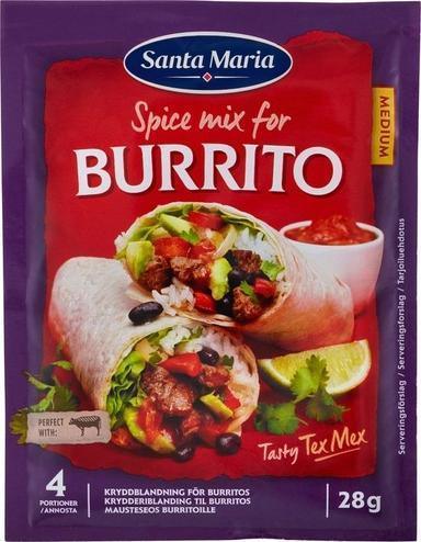 Santa Maria Burrito Spice Mix seasoning 28 g - Soposopo