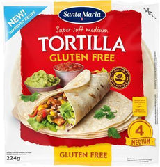 Santa Maria Gluten Free Tortilla 4 pieces 224 g - Soposopo