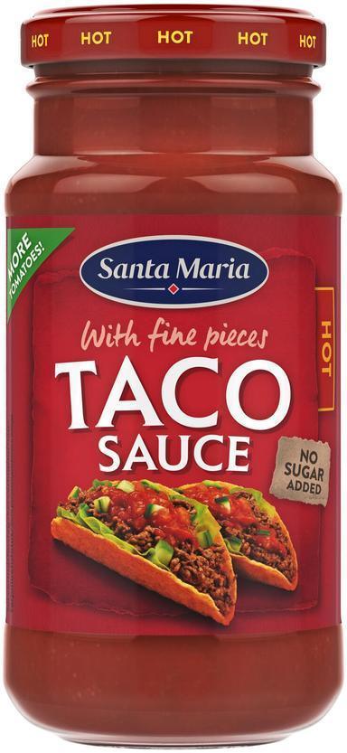 Santa Maria 230G Taco Sauce Hot - Soposopo