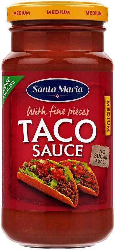 Santa Maria Taco Sauce Medium 230 g - Soposopo