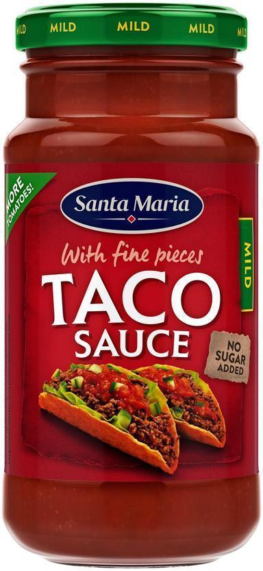 Santa Maria Taco Sauces Mild salsa sauce 230 g - Soposopo