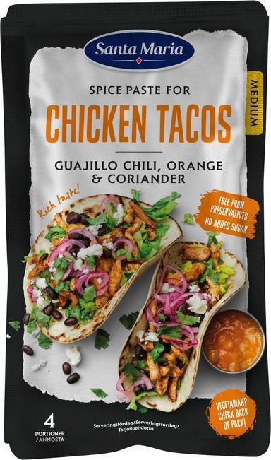 Santa Maria 100G Spice Paste Chicken Tacos - Soposopo