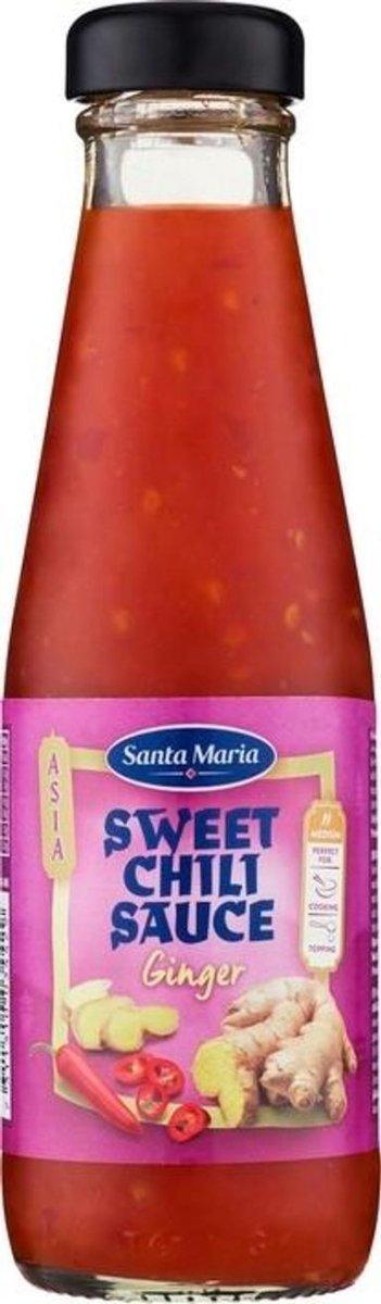 Santa Maria Sweet Chili Ginger Spicy Sauce 200ml - Soposopo